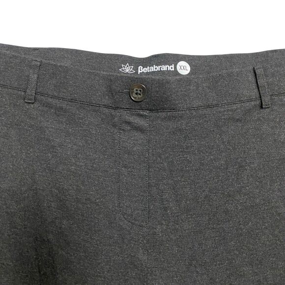 Betabrand Bootcut Classic Dress Pant Yoga Pants Gray Womens XXL Long - Picture 2 of 9